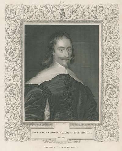 Sir Archibald Campbell, 1. Marquess und 8. Earl of Argyll, aus 